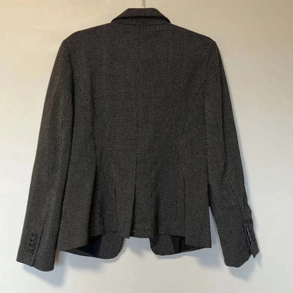 Ann Taylor polka dot black white blazer jacket - Picture 4 of 4